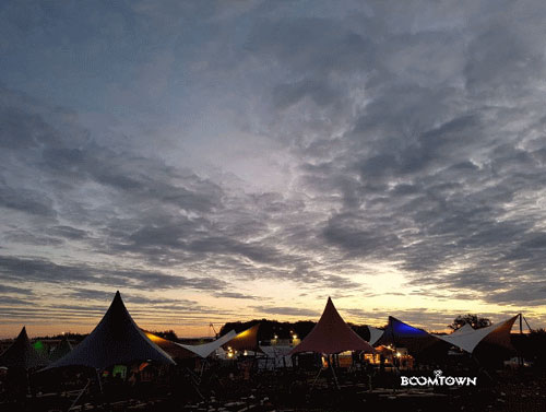 LED Signs at Boomtown Fair